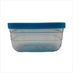 Caserola din sticla, dreptunghiulara, capacitate 0.60 l, capac plastic